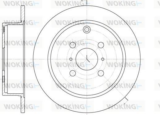 Woking D6805.00 - Kočioni disk www.molydon.hr