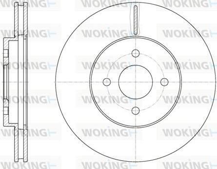 Woking D6806.10 - Kočioni disk www.molydon.hr