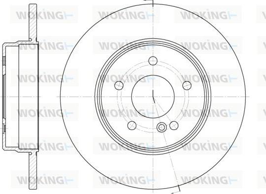 Woking D6801.00 - Kočioni disk www.molydon.hr