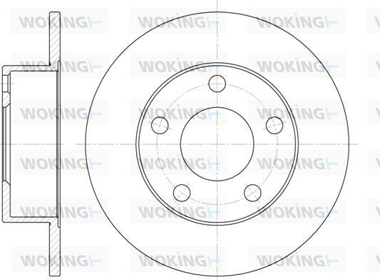 Woking D6803.00 - Kočioni disk www.molydon.hr