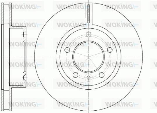 Woking D6802.10 - Kočioni disk www.molydon.hr