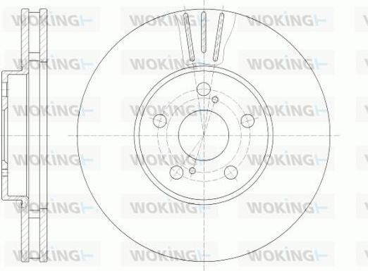 Woking D6819.10 - Kočioni disk www.molydon.hr