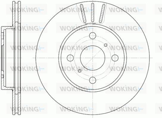 Woking D6814.10 - Kočioni disk www.molydon.hr