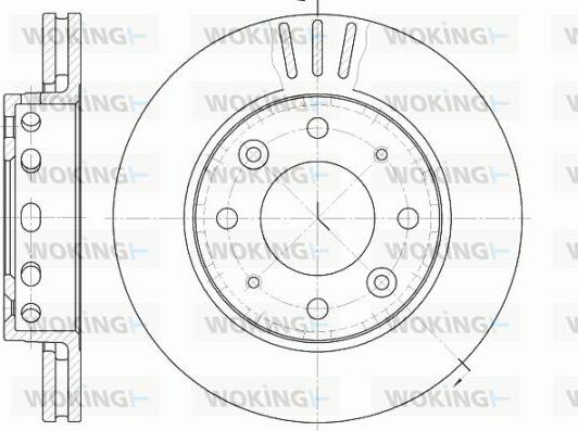 Woking D6815.10 - Kočioni disk www.molydon.hr