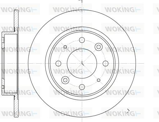 Woking D6813.00 - Kočioni disk www.molydon.hr