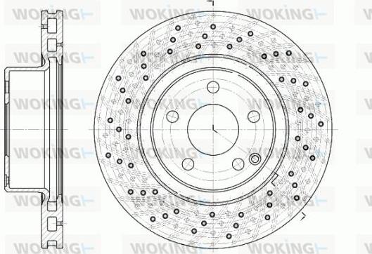 Woking D6817.10 - Kočioni disk www.molydon.hr