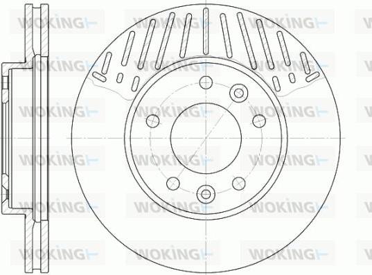 Woking D6885.10 - Kočioni disk www.molydon.hr