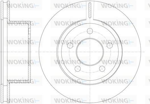 Woking D6886.10 - Kočioni disk www.molydon.hr