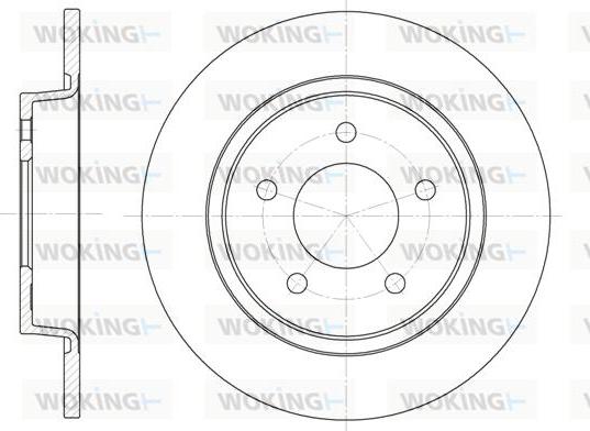 Woking D6880.00 - Kočioni disk www.molydon.hr