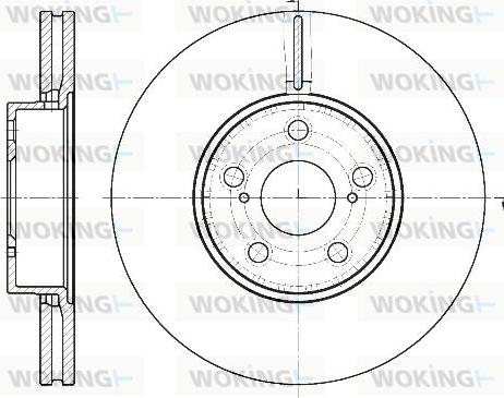 Woking D6887.10 - Kočioni disk www.molydon.hr