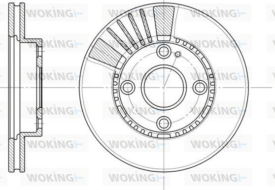 Woking D6834.10 - Kočioni disk www.molydon.hr