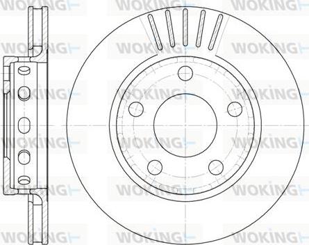 Woking D6835.10 - Kočioni disk www.molydon.hr