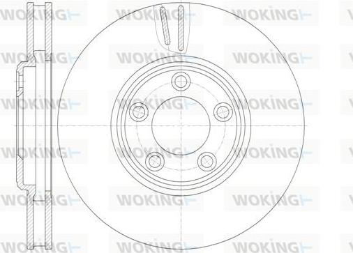 Woking D6836.10 - Kočioni disk www.molydon.hr