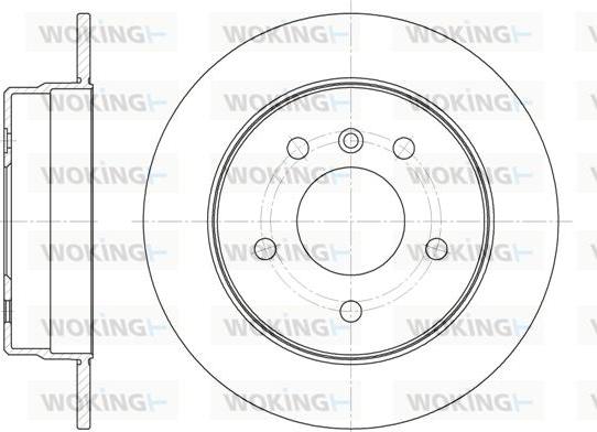 Woking D6831.00 - Kočioni disk www.molydon.hr