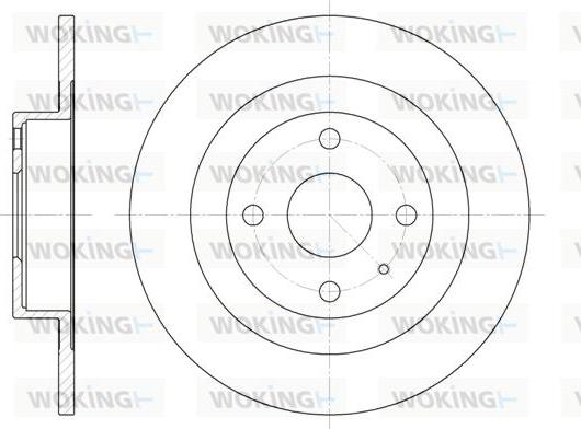 Woking D6833.00 - Kočioni disk www.molydon.hr