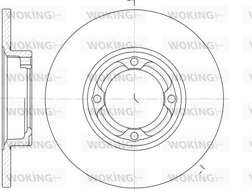 Woking D6832.00 - Kočioni disk www.molydon.hr