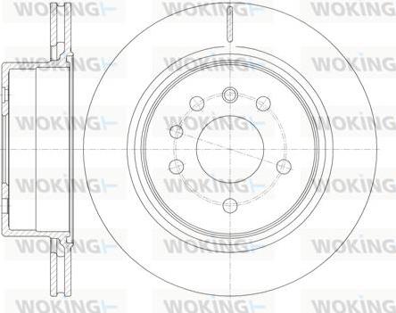 Woking D6823.10 - Kočioni disk www.molydon.hr