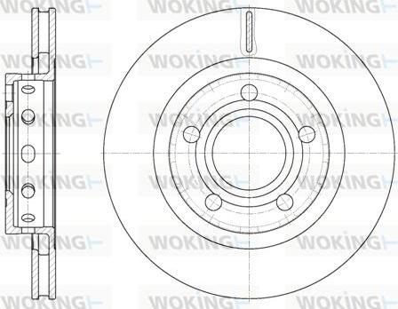 Woking D6822.10 - Kočioni disk www.molydon.hr