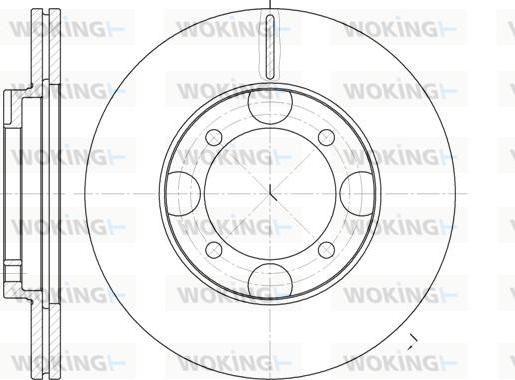 Woking D6827.10 - Kočioni disk www.molydon.hr