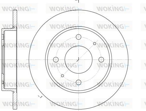 Woking D6879.00 - Kočioni disk www.molydon.hr