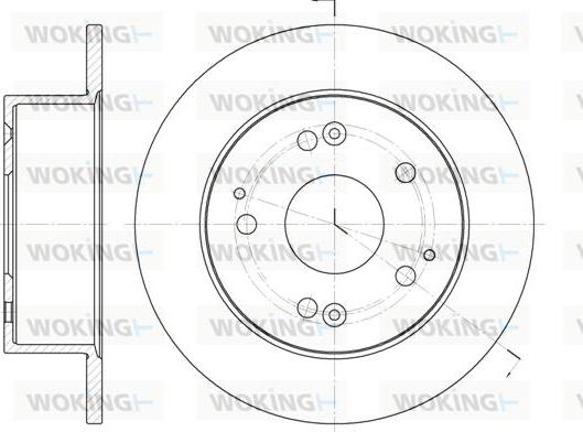 Woking D6875.00 - Kočioni disk www.molydon.hr