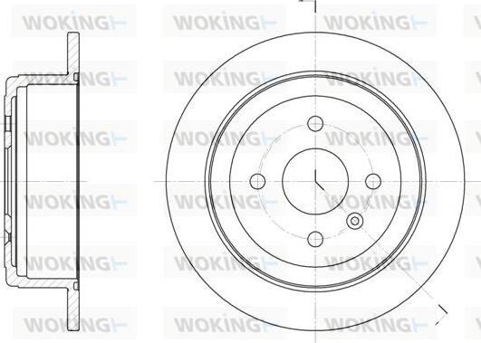 Woking D6873.00 - Kočioni disk www.molydon.hr