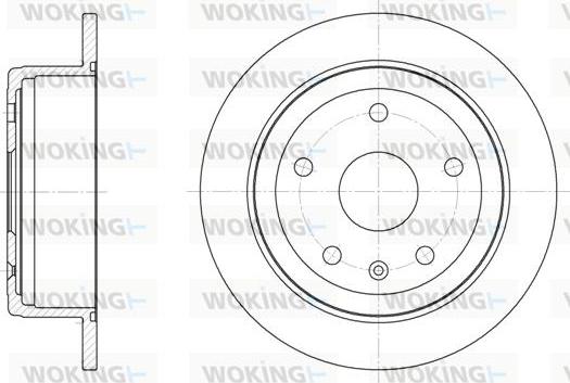 Woking D6872.00 - Kočioni disk www.molydon.hr