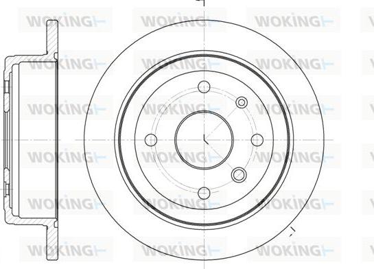 Woking D6877.00 - Kočioni disk www.molydon.hr