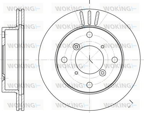 Woking D6399.10 - Kočioni disk www.molydon.hr