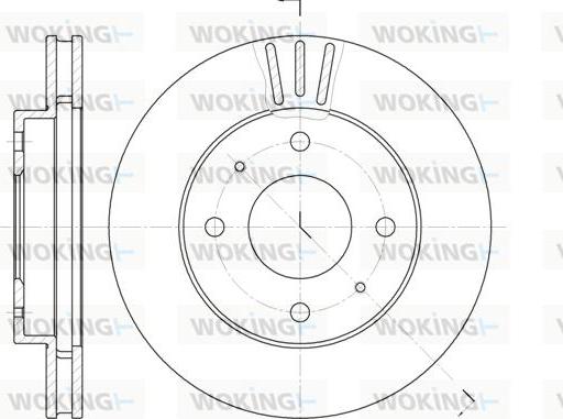 Woking D6394.11 - Kočioni disk www.molydon.hr