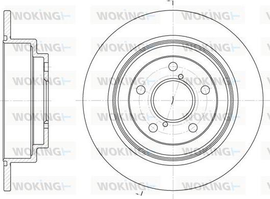 Woking D6398.00 - Kočioni disk www.molydon.hr