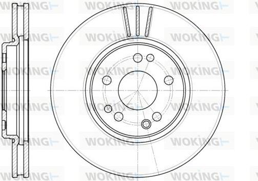 Woking D6344.10 - Kočioni disk www.molydon.hr