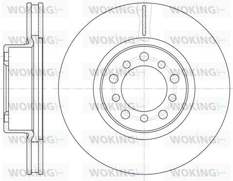 Woking D6345.10 - Kočioni disk www.molydon.hr