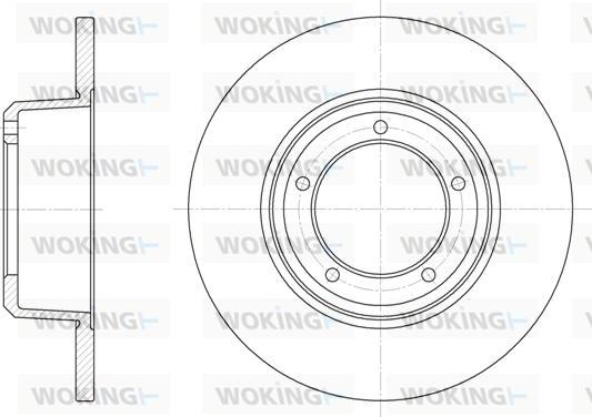 Woking D6341.00 - Kočioni disk www.molydon.hr