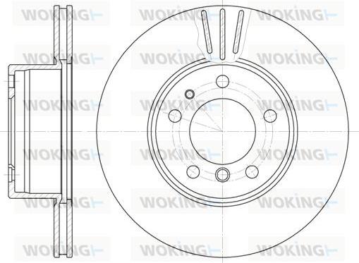 Woking D6348.10 - Kočioni disk www.molydon.hr