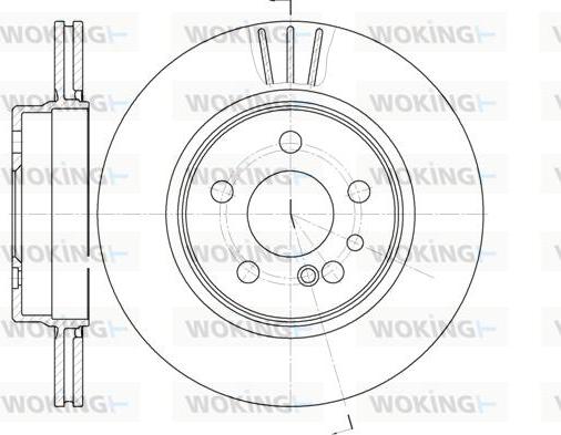 Woking D6343.10 - Kočioni disk www.molydon.hr