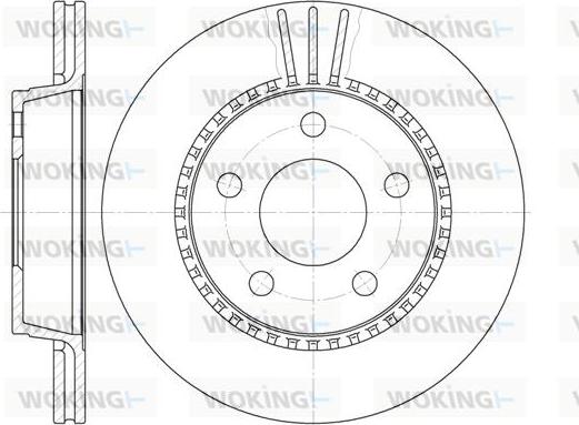 Woking D6356.10 - Kočioni disk www.molydon.hr