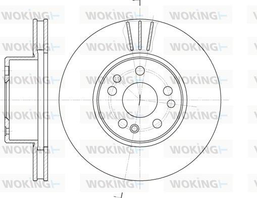 Woking D6351.10 - Kočioni disk www.molydon.hr