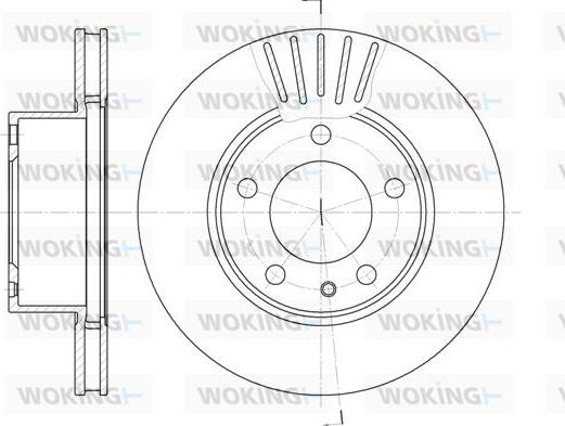 Woking D6357.10 - Kočioni disk www.molydon.hr