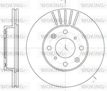 Woking D6369.10 - Kočioni disk www.molydon.hr