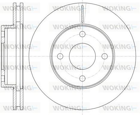 Woking D6365.10 - Kočioni disk www.molydon.hr