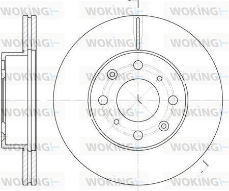 Woking D6366.10 - Kočioni disk www.molydon.hr