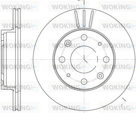 Woking D6368.10 - Kočioni disk www.molydon.hr