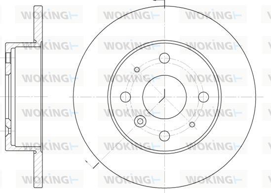 Woking D6363.00 - Kočioni disk www.molydon.hr