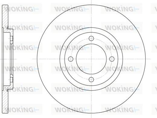 Woking D6362.00 - Kočioni disk www.molydon.hr