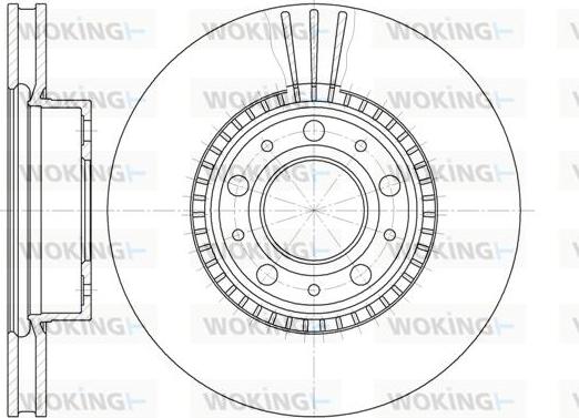 Woking D6304.10 - Kočioni disk www.molydon.hr