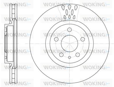 Woking D6305.10 - Kočioni disk www.molydon.hr