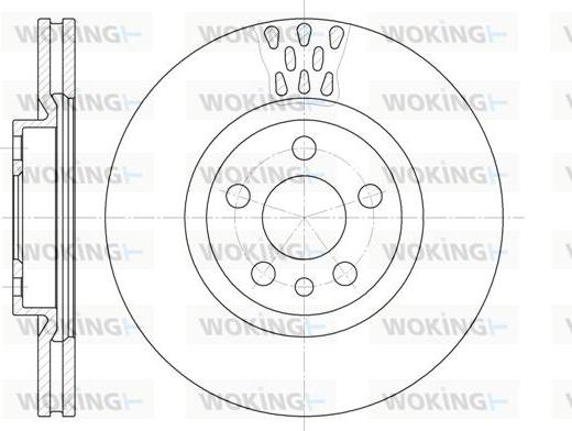 Woking D6305.11 - Kočioni disk www.molydon.hr