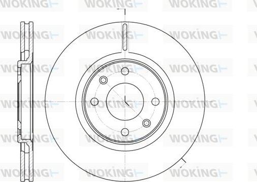 Woking D6306.10 - Kočioni disk www.molydon.hr