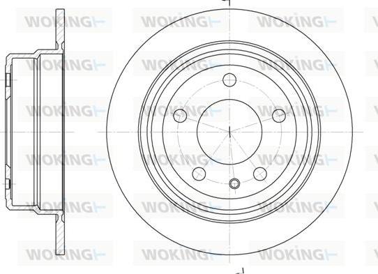 Woking D6308.00 - Kočioni disk www.molydon.hr